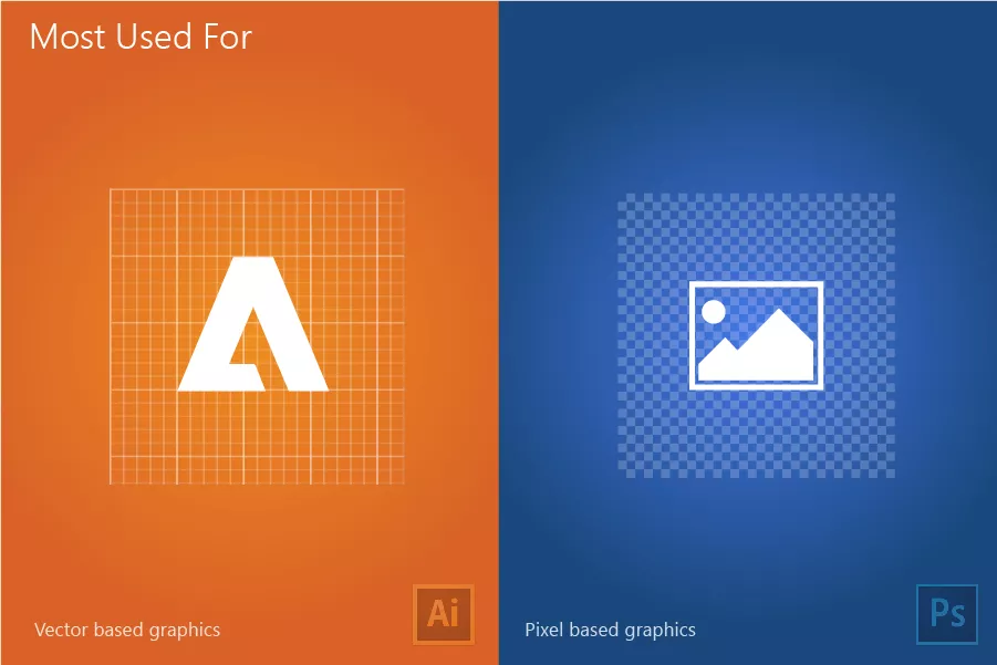 تفاوت بین Photoshop و Illustrator(تفاوت فتوشاپ و ایلوستریتور)