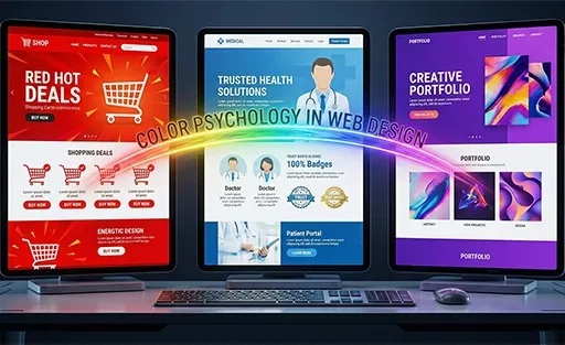 محبوبترین رنگها در طراحی سایت