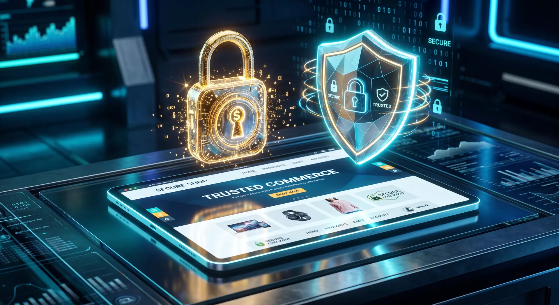 اهمیت نماد اعتماد، گواهی SSL و طراحی حرفه‌ای در جلب اعتماد مشتری
